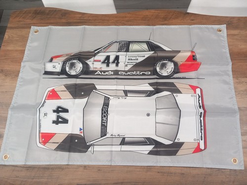 Audi quattro flag banner - audi,