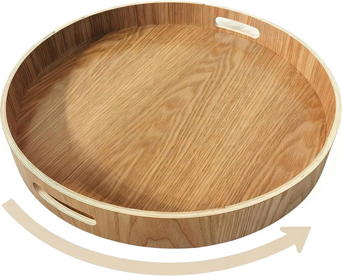 Wooden lazy susan - 16",