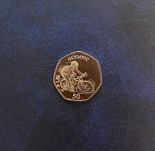Isle of Man 2012: 50p Cycling Mark Cavendish  London Olympic Games  Coin Ref 201