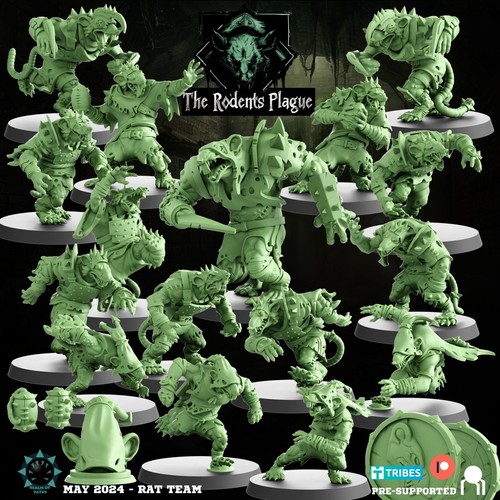 The rodents plague rats - plague,
