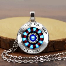 Iron Man Arc Reactor Necklace Proof That Tony Stark Has A Heart Pendant Souvenir