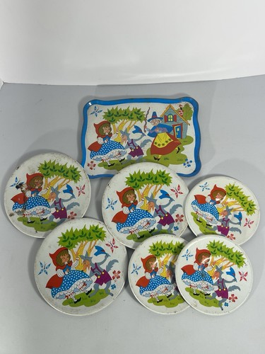 Vintage tin child tea - vintage,