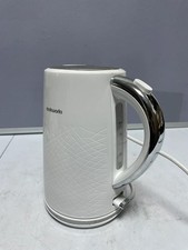 Cookworks 1.7L Textures Selcey Kettle Indicator 3000W White Customer Return