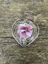Vintage Art Glass Clear Glass