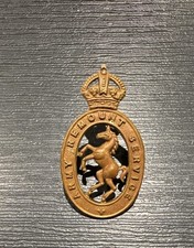 ARMY REMOUNTS SERVICE CAP BADGE GK