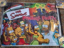 The Simpsons Pinball Party replacement Pinball Machine Translite (Stern, 2003)