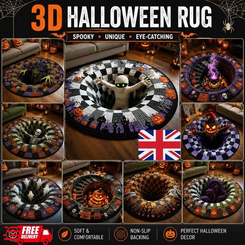 Halloween rug novelty - 3d, rug,
