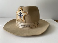 Mens Beige Cowboy Hat Queen Anne