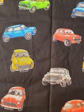 Mini cars fabric - cars, uk
