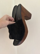 Office Real Suede Leather Clog