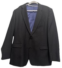 Magee 1866 Nice T2 46L Charcoal Suit Trouser W40 L34 Wool Blend 2 Piece