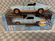 1/18 GREENLIGHT 1967 SHELBY GT 500 GULF  COLOURS # 8  RARE MODEL