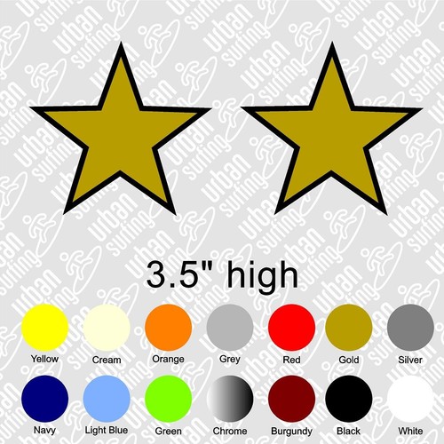 Stars stickers lambretta - 3.5",
