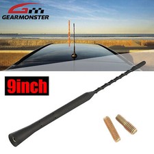 9" BLACK FLEXIBLE CAR AERIAL