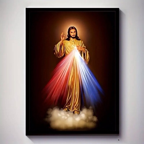 Devine mercy jesus - jesus, framed