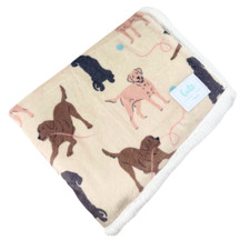Fleece Blanket Dog Dachshund Pug Labrador Spaniel Cockapoo French Bulldog Gift