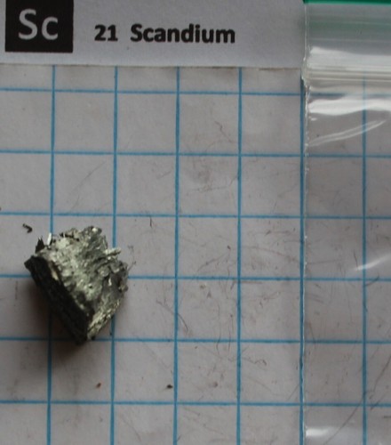 Gram distilled scandium - 3.74,
