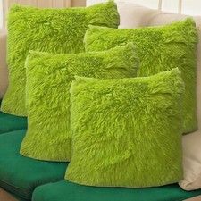 SET OF 4 Lime Green Mongolian