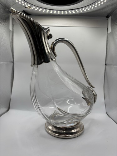 Vintage silver plate and hand - and,