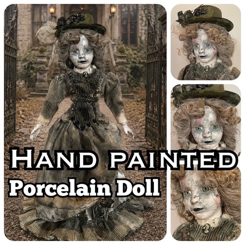 Porcelain horror doll - porcelain,