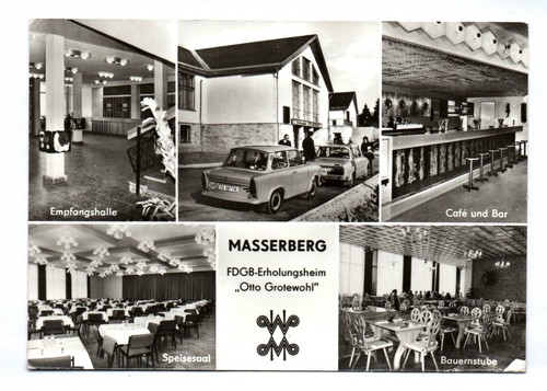 Postcard masserberg fdgb - postcard,