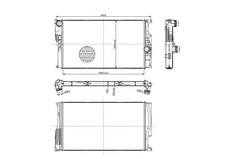 RADIATOR ENGINE COOLING FITS