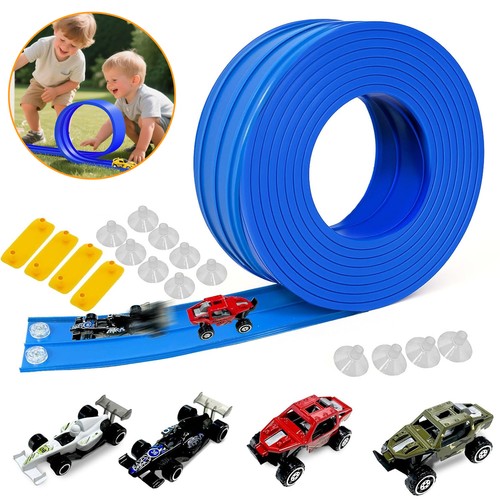 Flexible racing car track toys - flexible,