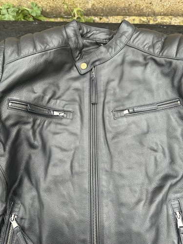 Men leather jacket - men's,