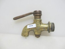 Antique Brass Tap Garden Sink Stables Basin Tank Old Keg Barrel Victorian Lever