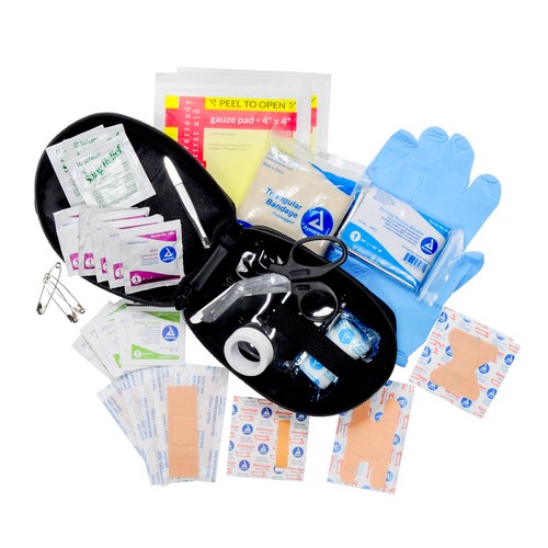 Personal first aid kit black - first,
