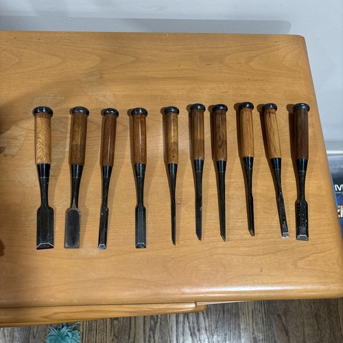 Japanese chisel set 10pc - set,