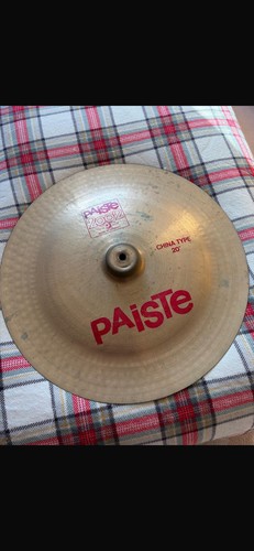 Rare china type 20inch - type, paiste