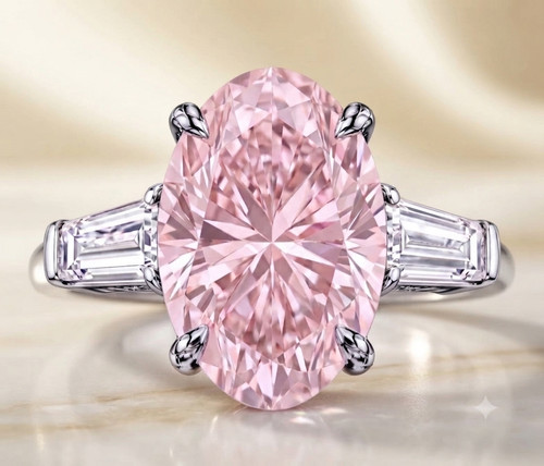 10ct certified oval cut - 7.10ct,