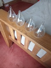 Teardrop Shaped Glass Bauble