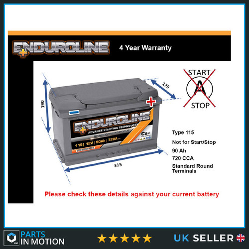 Battery fits chrysler voyager - battery,