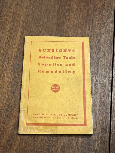 Pacific gun sights - gun, reloading