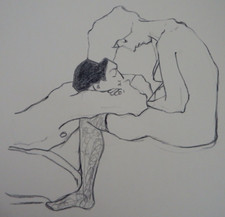 Pencil drawing after Egon