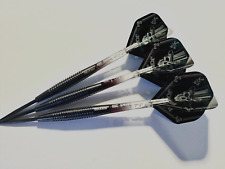 25g Stealth Joker Black 90% Tungsten Darts Set, Pro Grip Stems, Joker Flights