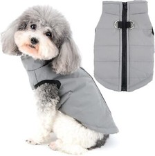 Zunea Dog Jacket Coat for Small Dogs Cats Winter Warm Puppy Clothes with D-Ring