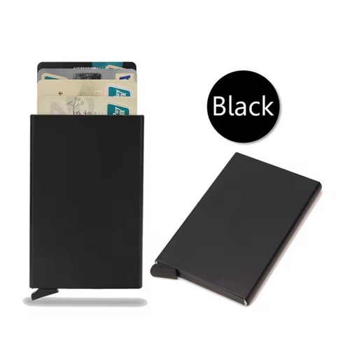Rfid slim wallet - for, black