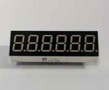 LED Display 6-digit 7-segment BX-N322RD - American Bright New Old Stock