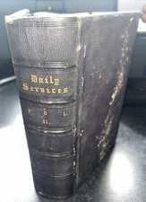 THE DAILY SERVICES OF UNITED CHURCH OF ENGLAND & IRELAND - Vol ii - LEATHER 1859