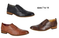 Mens Capped Oxford Brogue