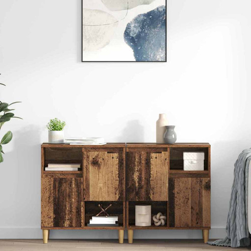 Sideboard 2pc old wood - sideboard,