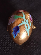 Vintage Hand Painted Enamel &