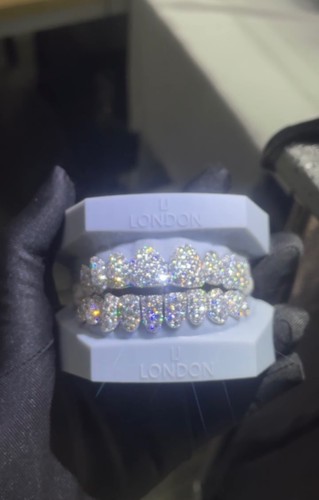 Custom made 925 silver grillz - custom-made,