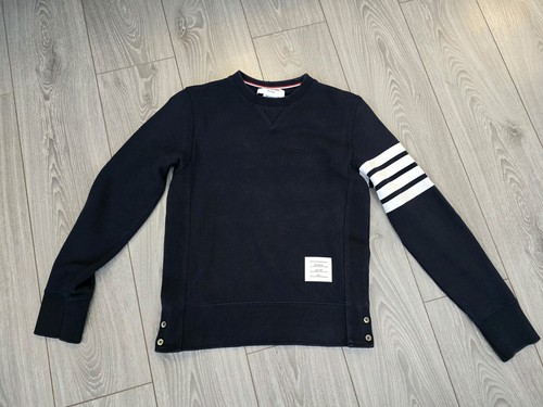 Thom browne navy sweatshirt - thom,