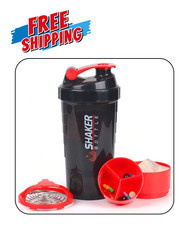 3 Layers Shaker Protein Bottle