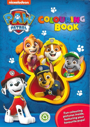 Paw patrol colouring book - paw,