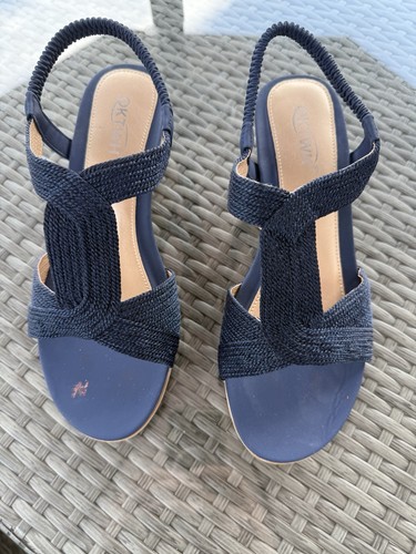 Ladies navy open - ladies, open-toe